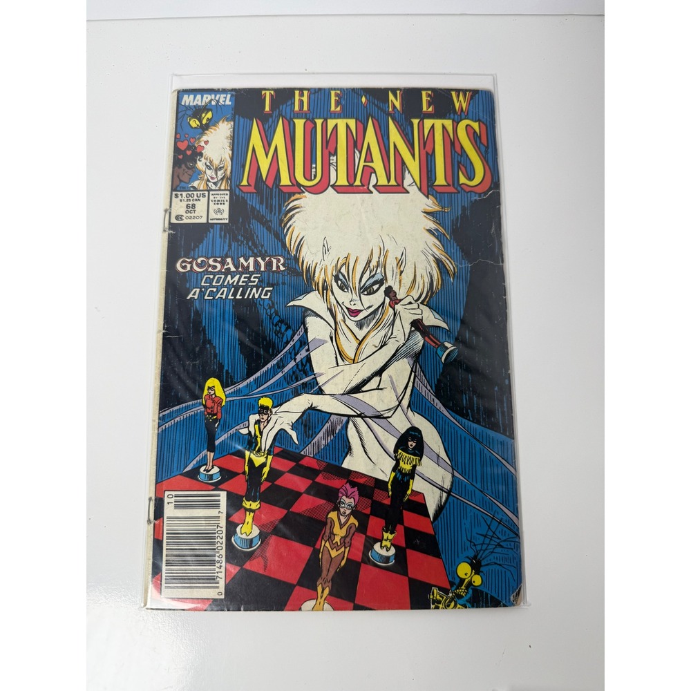 Marvel The New Mutants 68 Oct 1988 Gosamyr Comes A-Calling Copper Age Comic Book